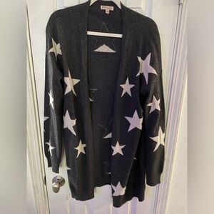 Cashmere sweater jacket